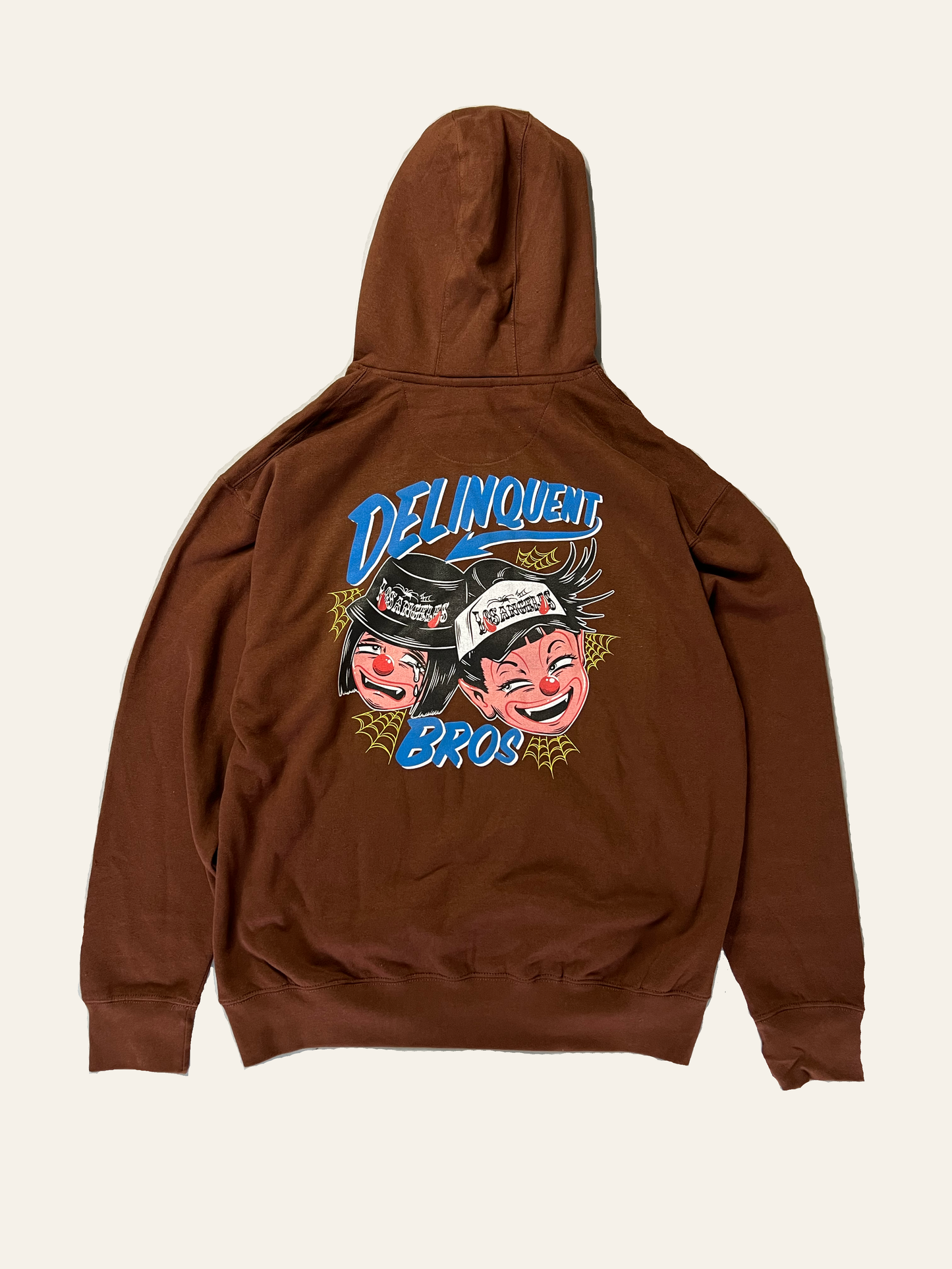 "Good times, Bad times "Hoodie in Brown