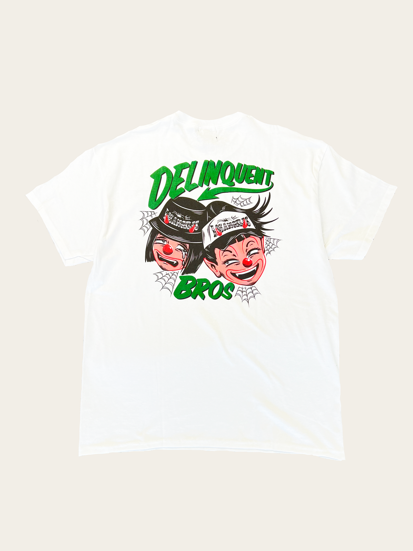 "Good times,Bad times" Tee in White