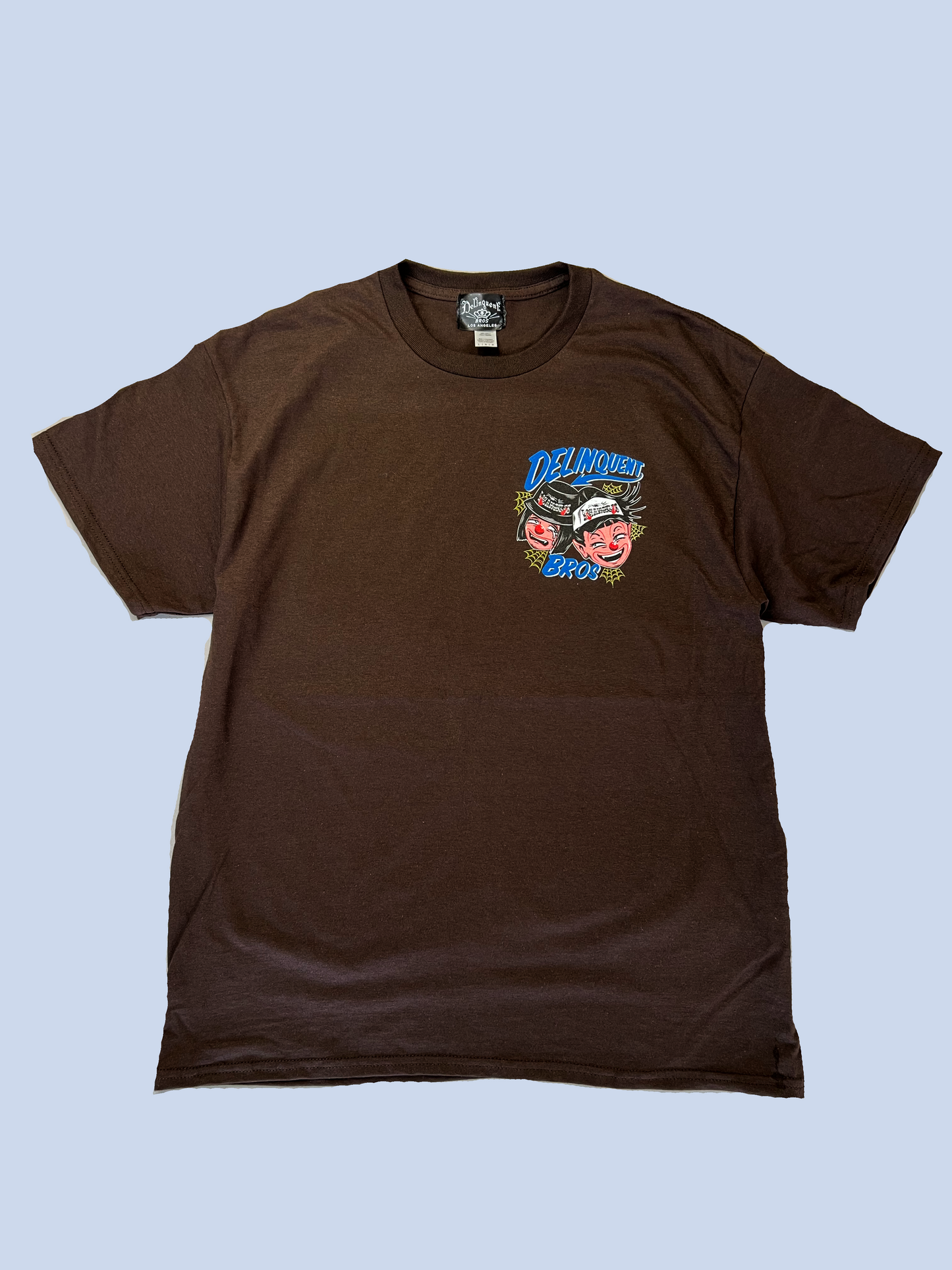 "Good times,Bad times" Tee in Brown
