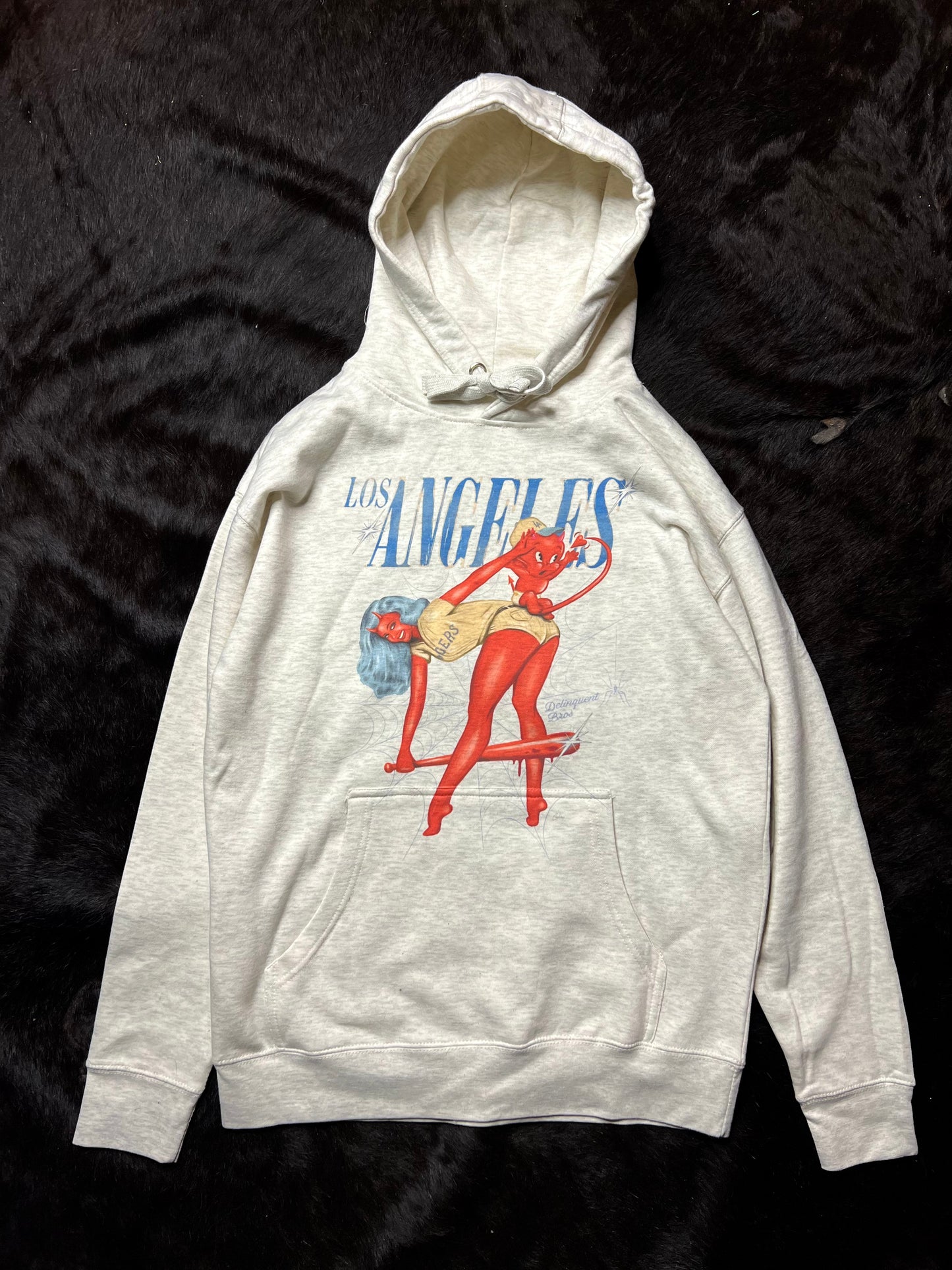 "Struck out of Luck" Hoodie in Oatmeal