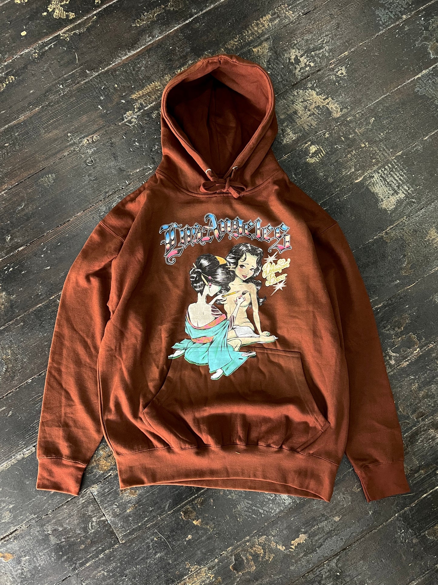"Irezumi 刺青" Hoodie in Brown