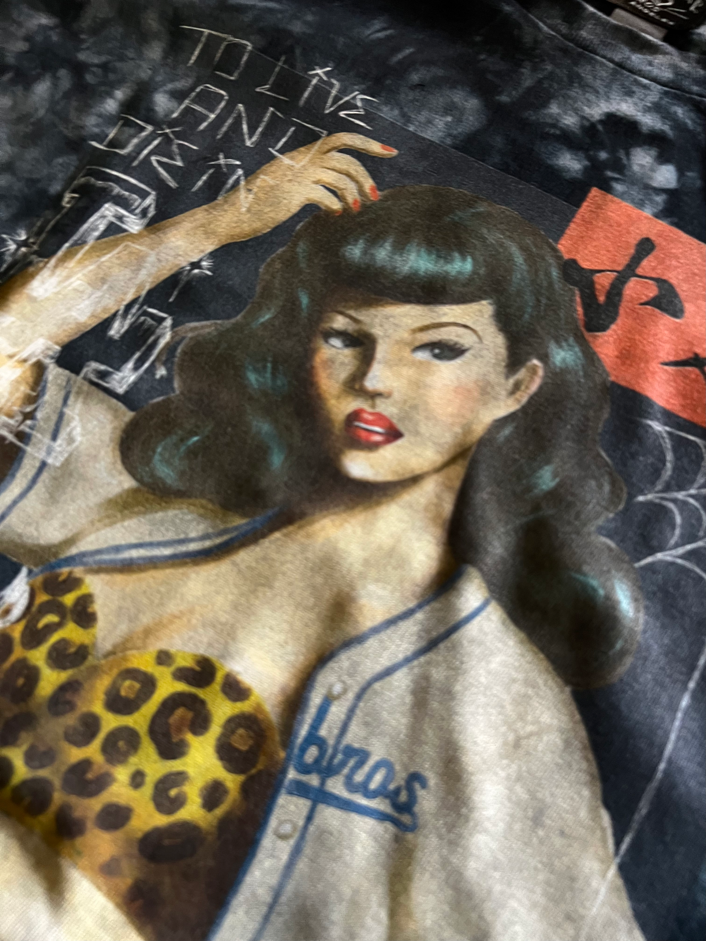 "Delinquent Mag" Tee in Tie Dye