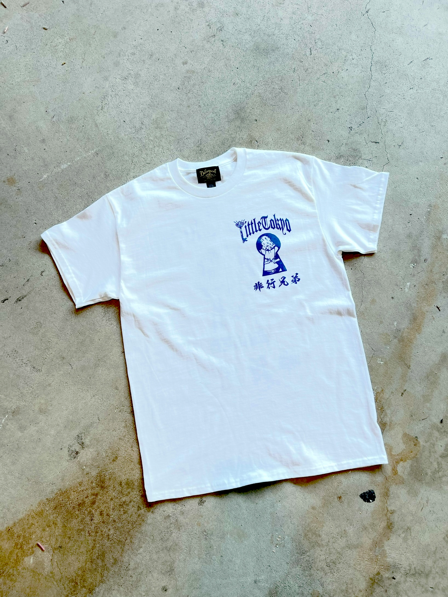 "Little Tokyo Delinquent" Tee in White