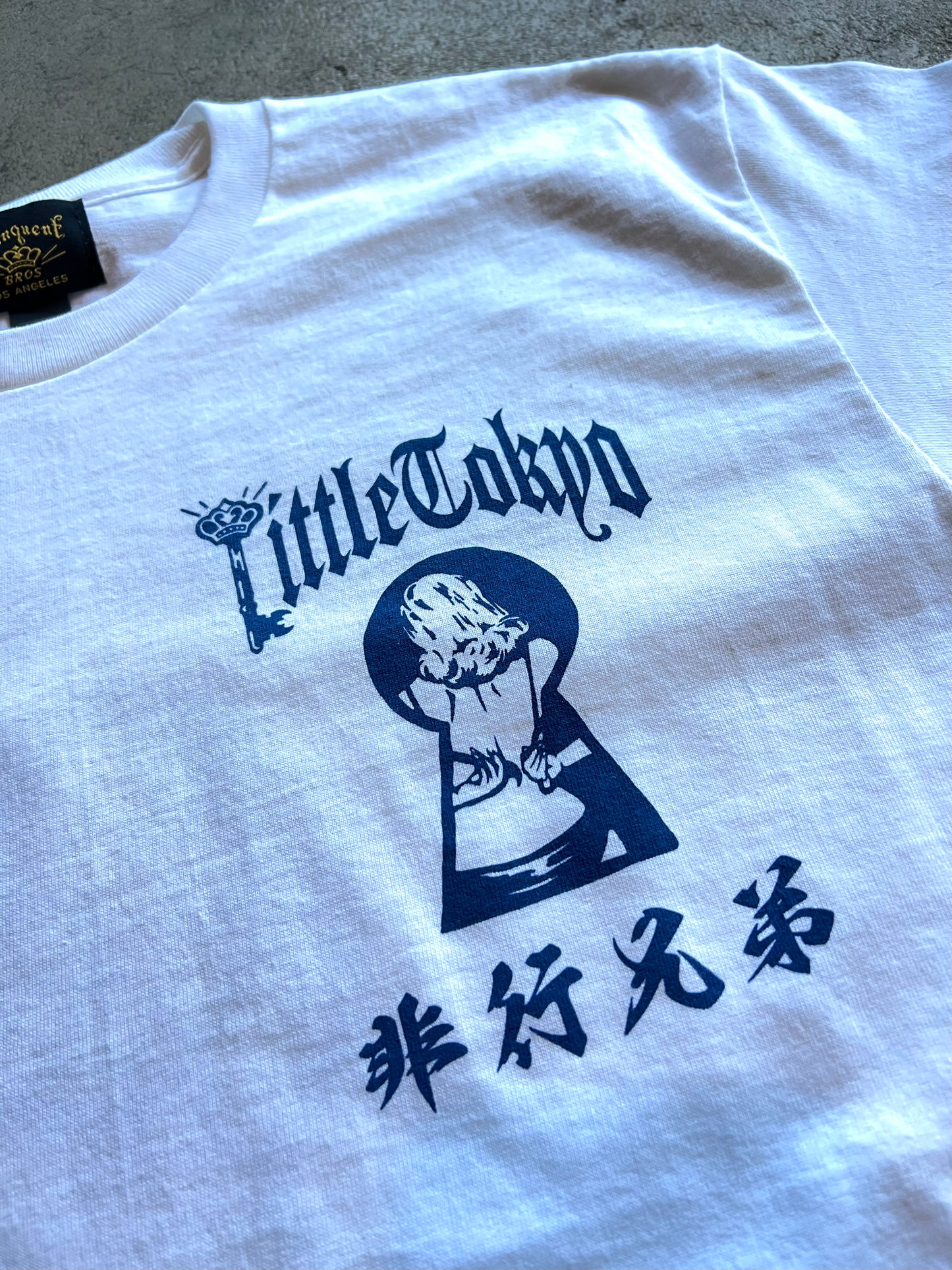"Little Tokyo Delinquent" Tee in White
