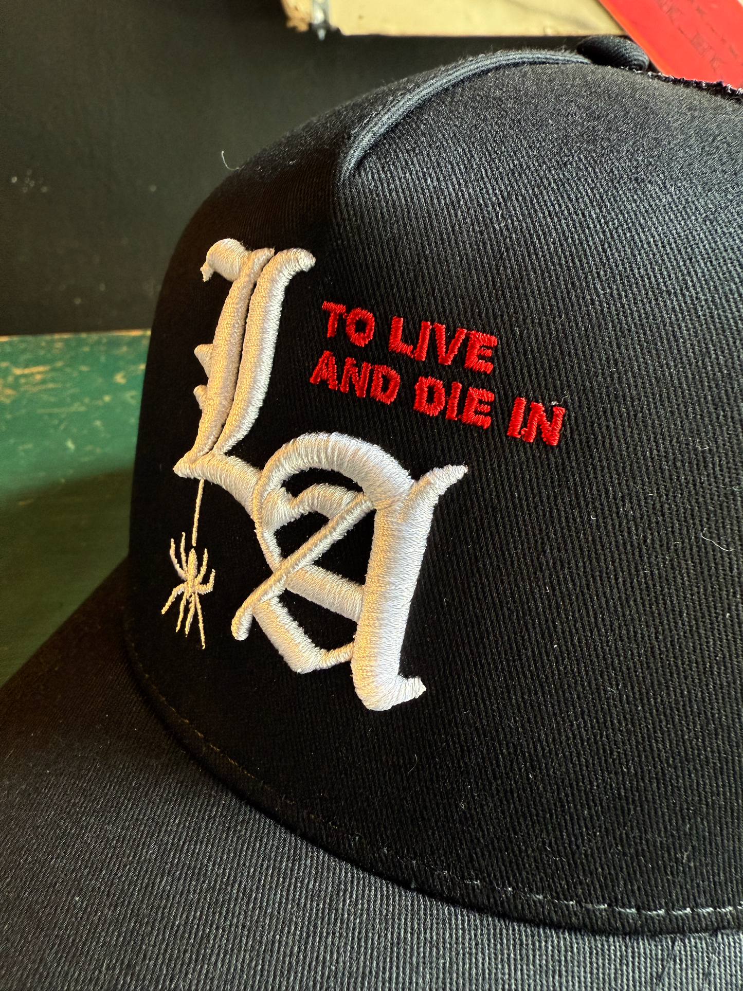 To live and Die in LA Trucker Cap in Black