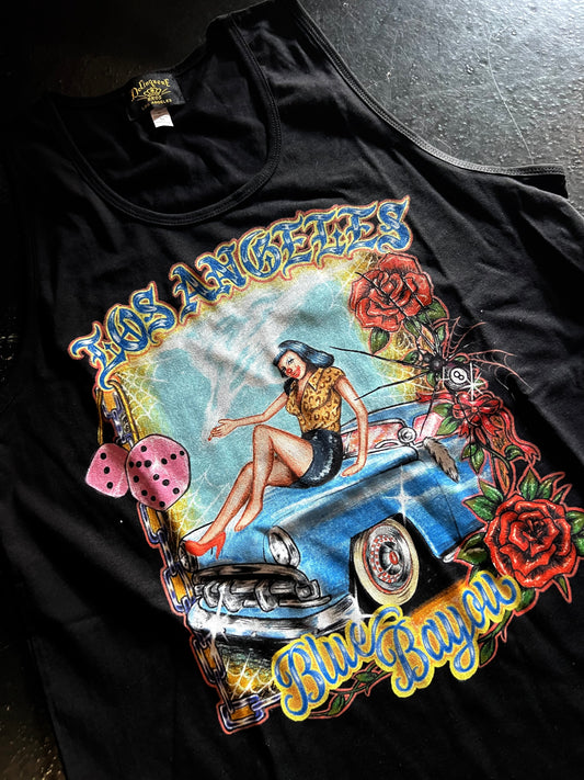 "Blue Bayou" Tank in Black