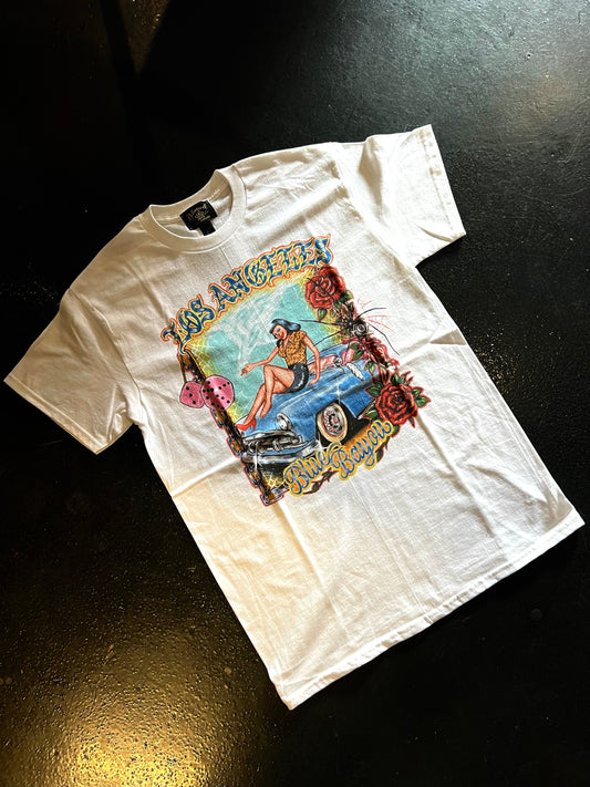 "Blue Bayou" Tee in White