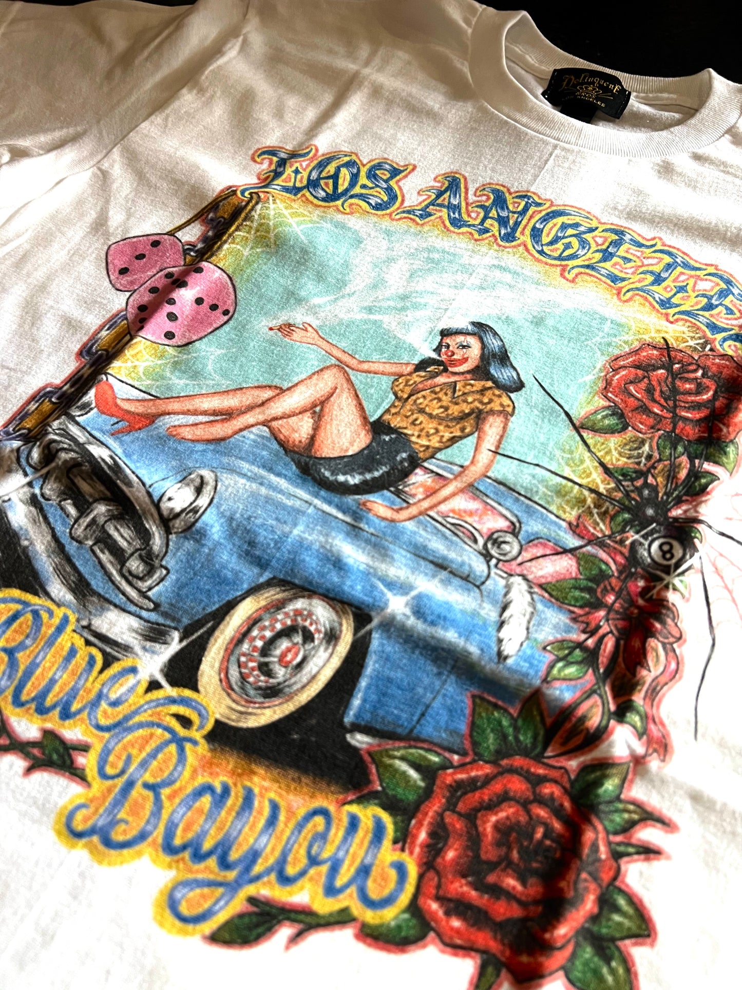 "Blue Bayou" Tee in White