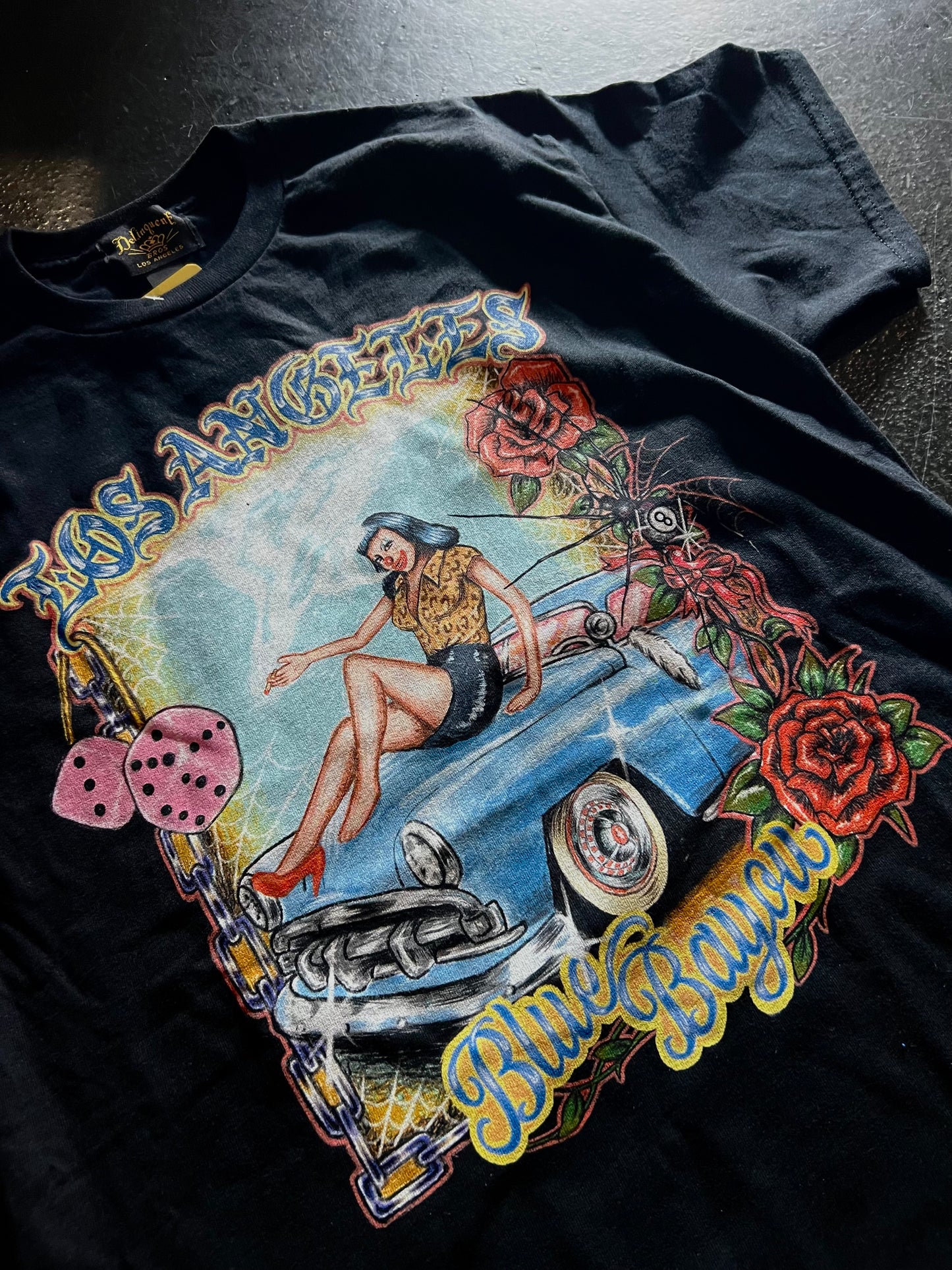 "Blue Bayou" Tee in Black