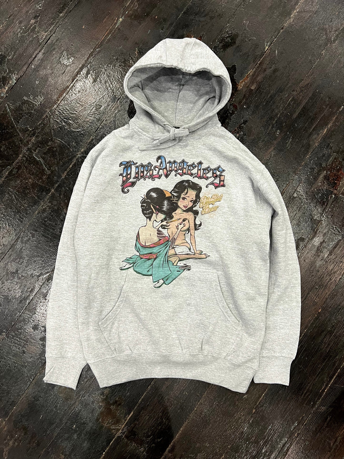 "Irezumi 刺青" Hoodie in Gray
