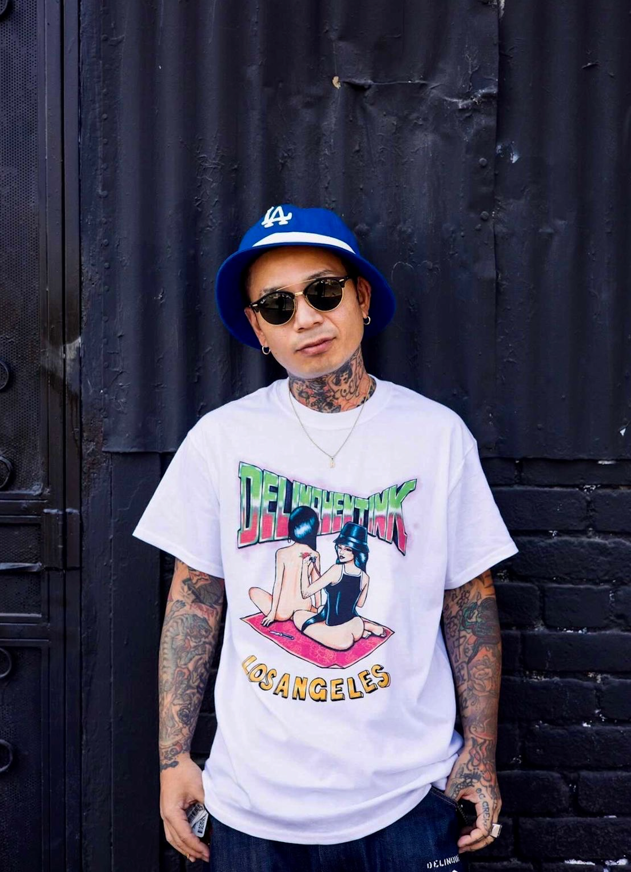 Delinquent Ink Tee in White