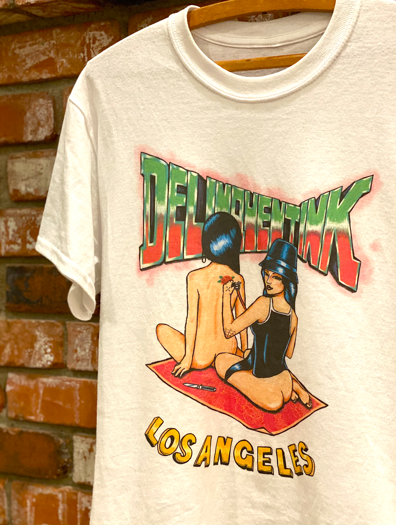 Delinquent Ink Tee in White
