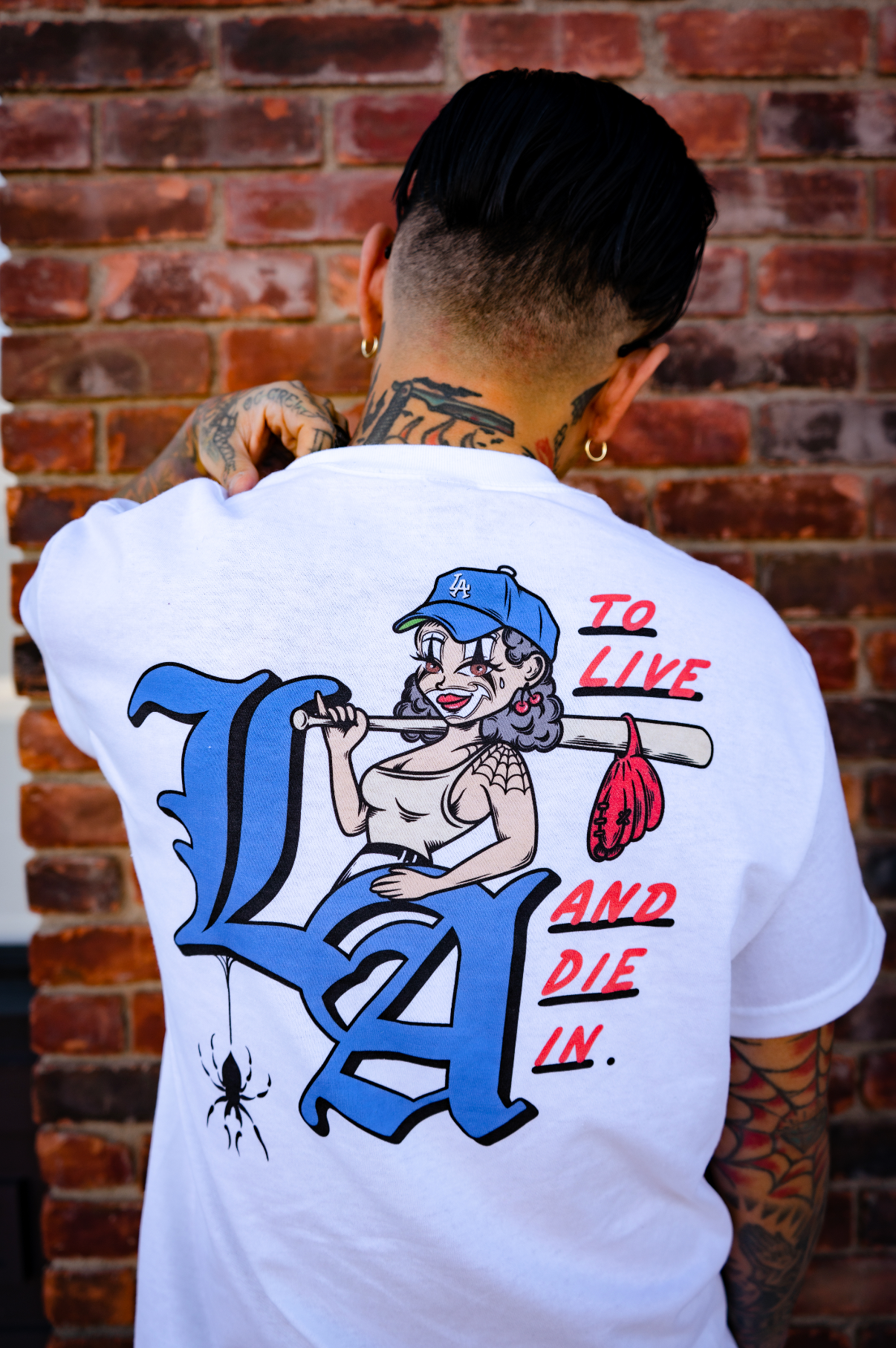Clown Girl Tee in White