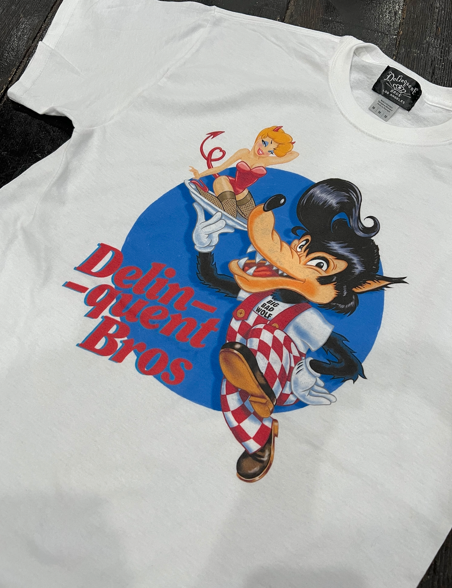Big Bad Wolf Tee in White