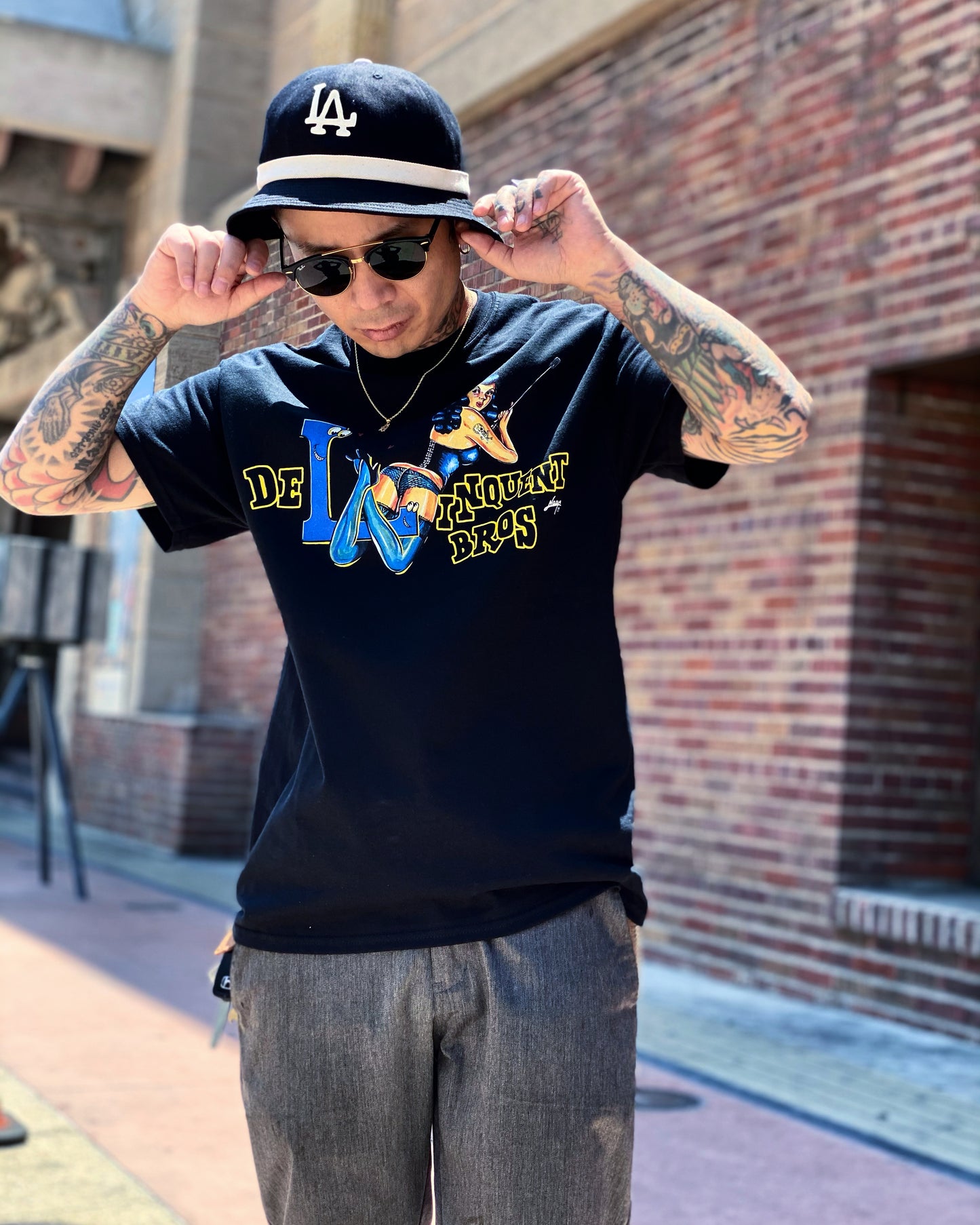 LA Woman Tee in Black