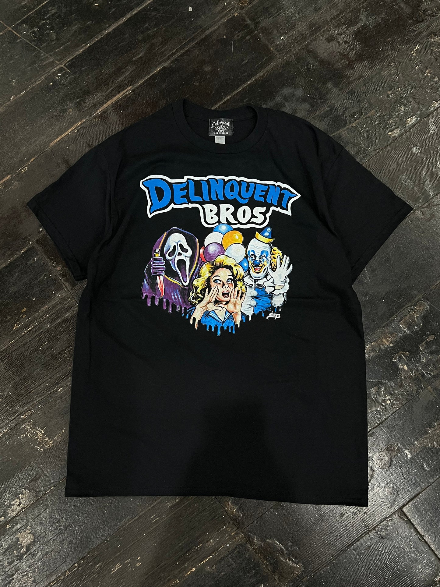 Let's Party Tee in Black