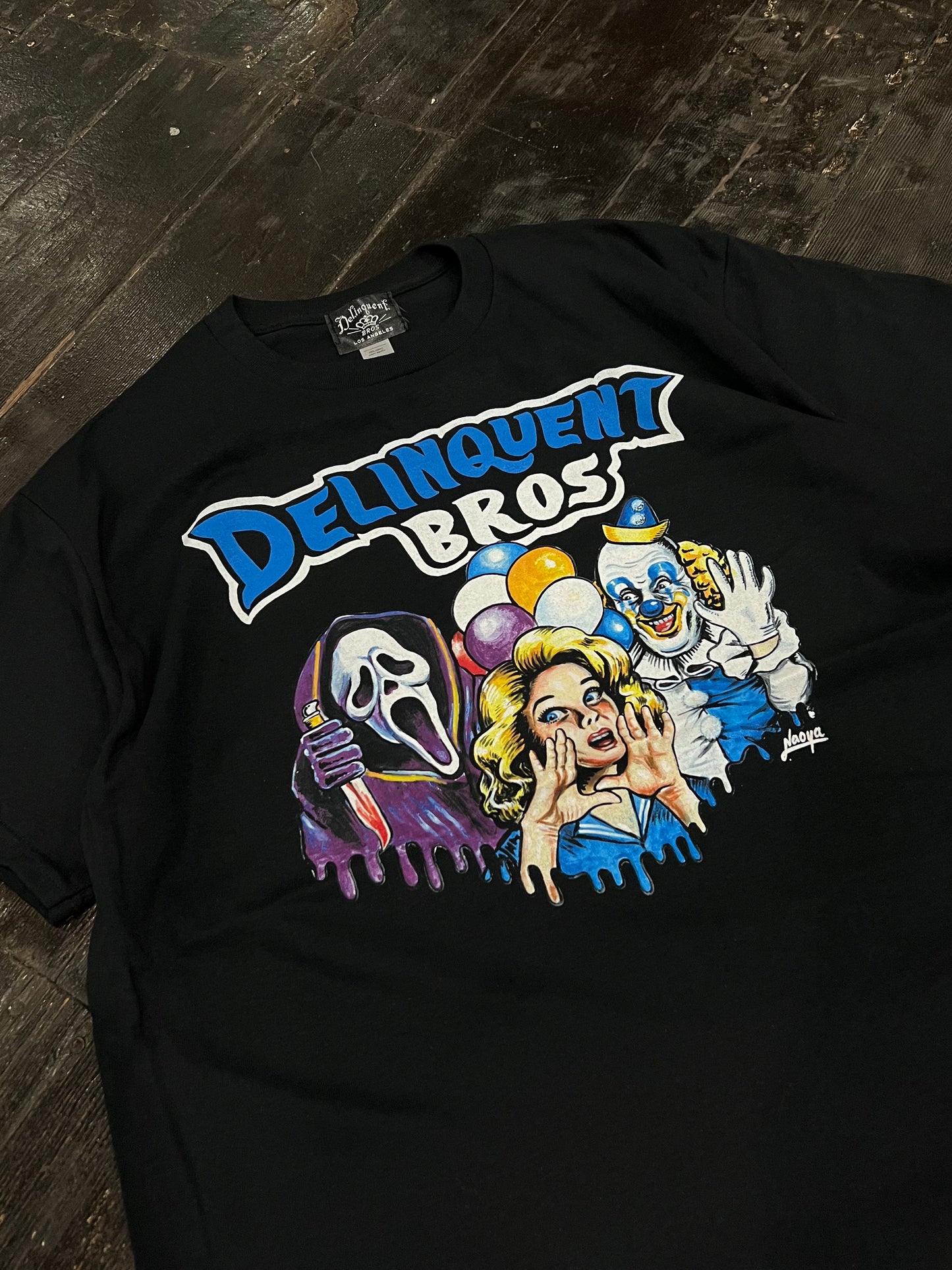 Let's Party Tee in Black