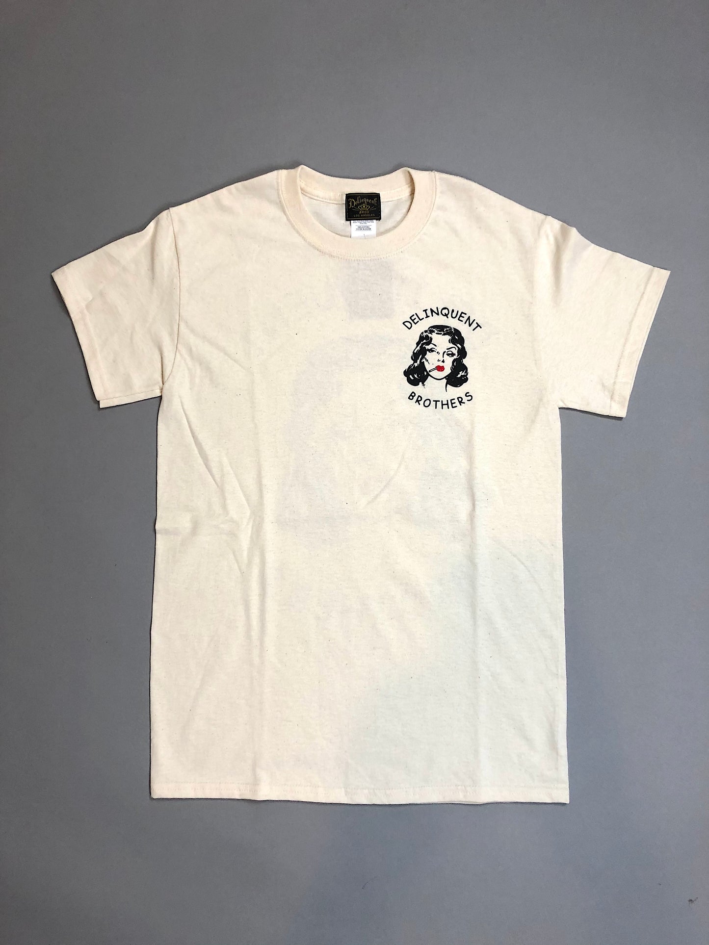 Smoke Girl Tee in Natural
