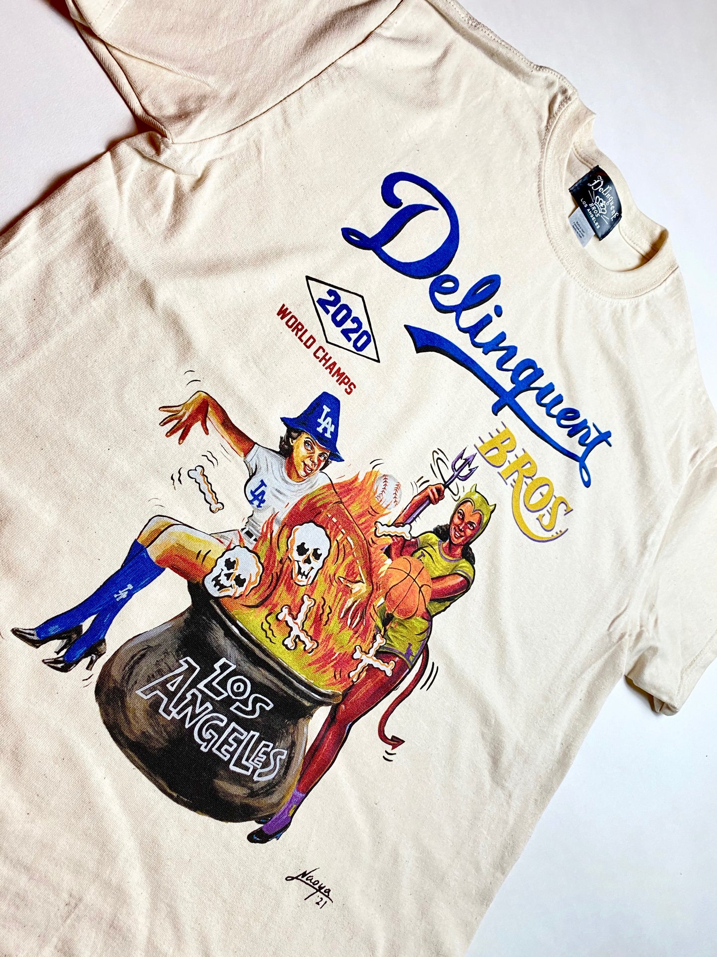 World Champs Tee in Natural