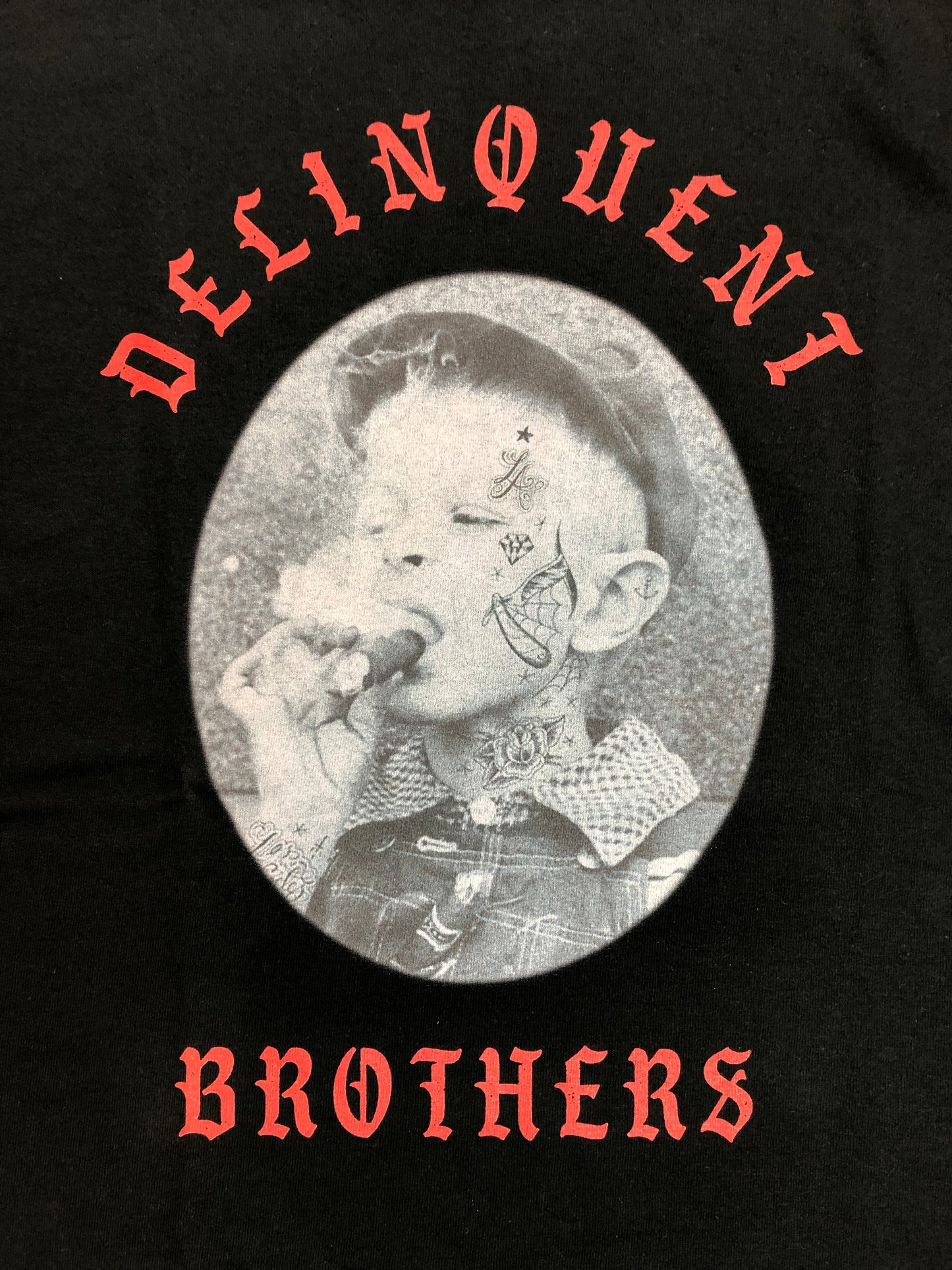 Little tattoo boy Tee in Black
