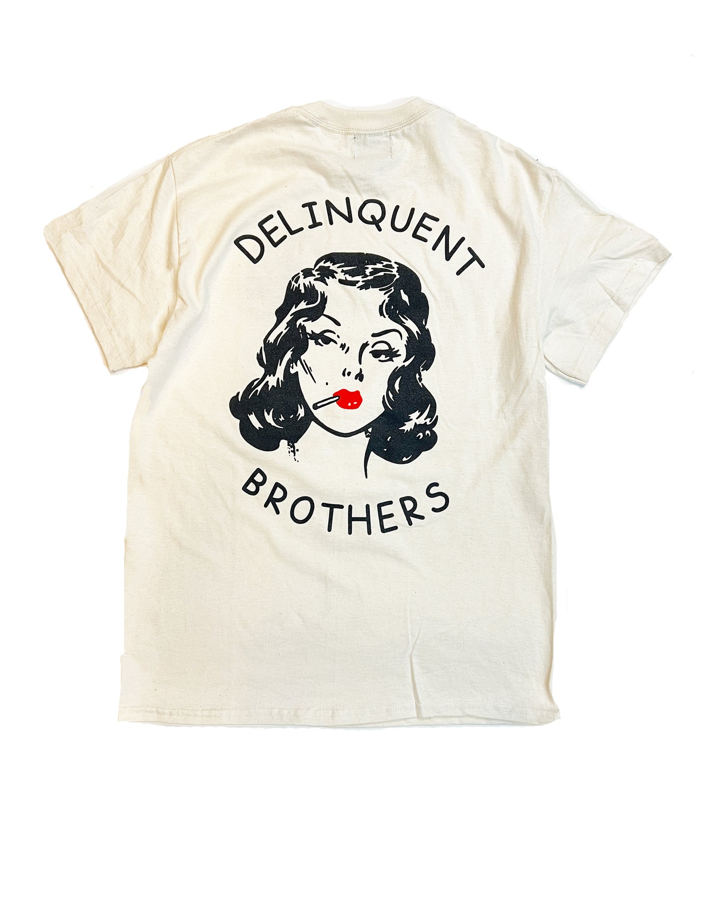 Smoke Girl Tee in Natural