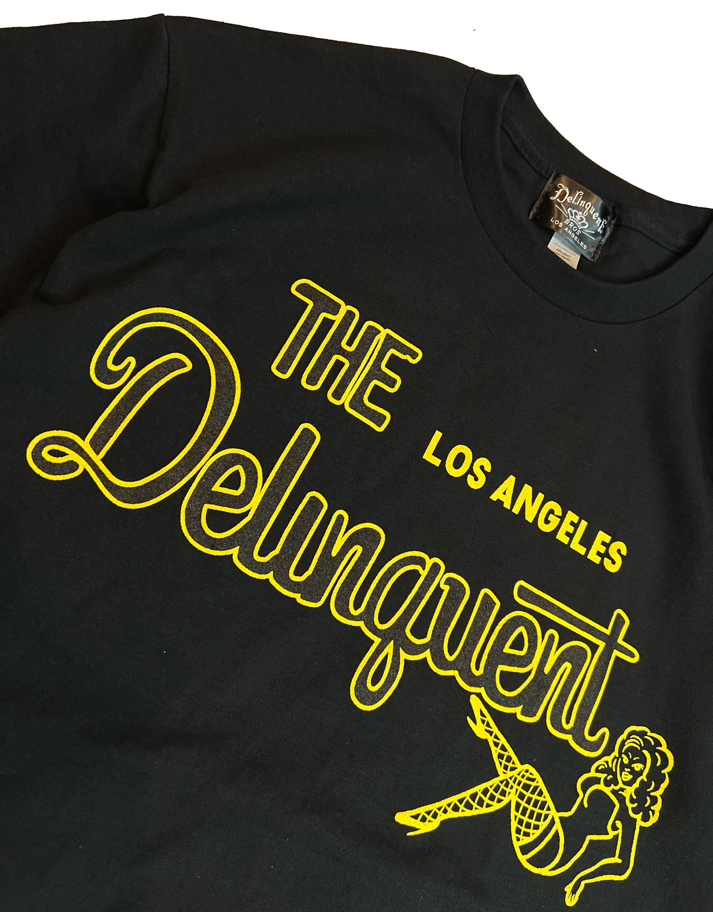The Delinquent LA Tee in Black