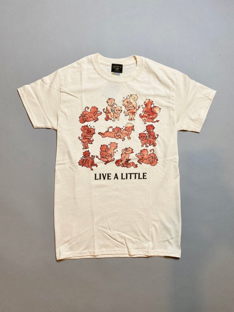 Live a little Tee in Natural