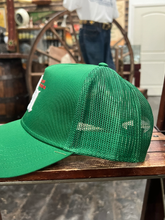 Load image into Gallery viewer, To live and Die in LA Trucker Hat in Kelly Green