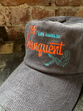 Load image into Gallery viewer, The Delinquent Corduroy Snap Back Cap in Gray