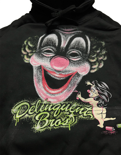 "Clown For You" Hoodie in Black