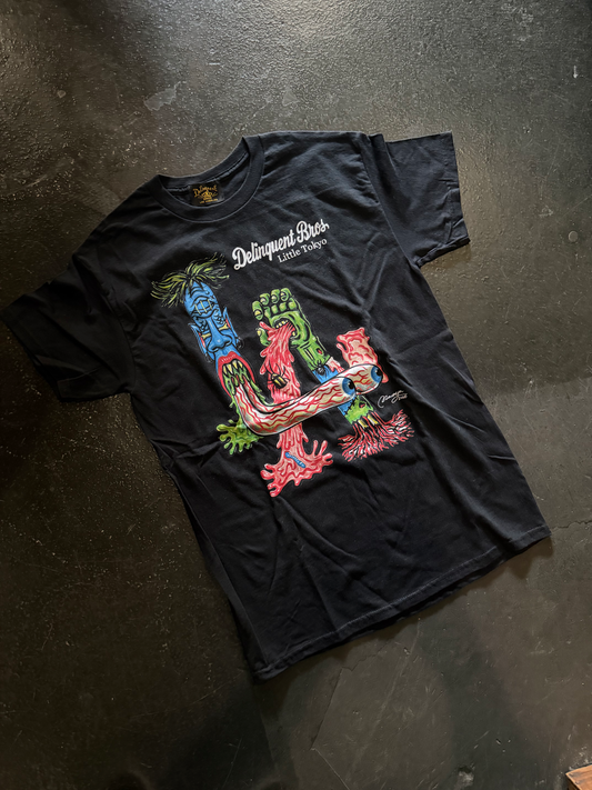 "LA Ghouls" Tee in Black