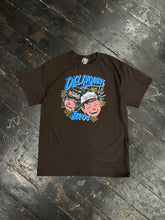 Load image into Gallery viewer, &quot;Good times,Bad times&quot;Front Print Tee in Brown