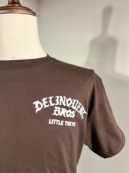 "Rodeo Clown" Tee in Brown