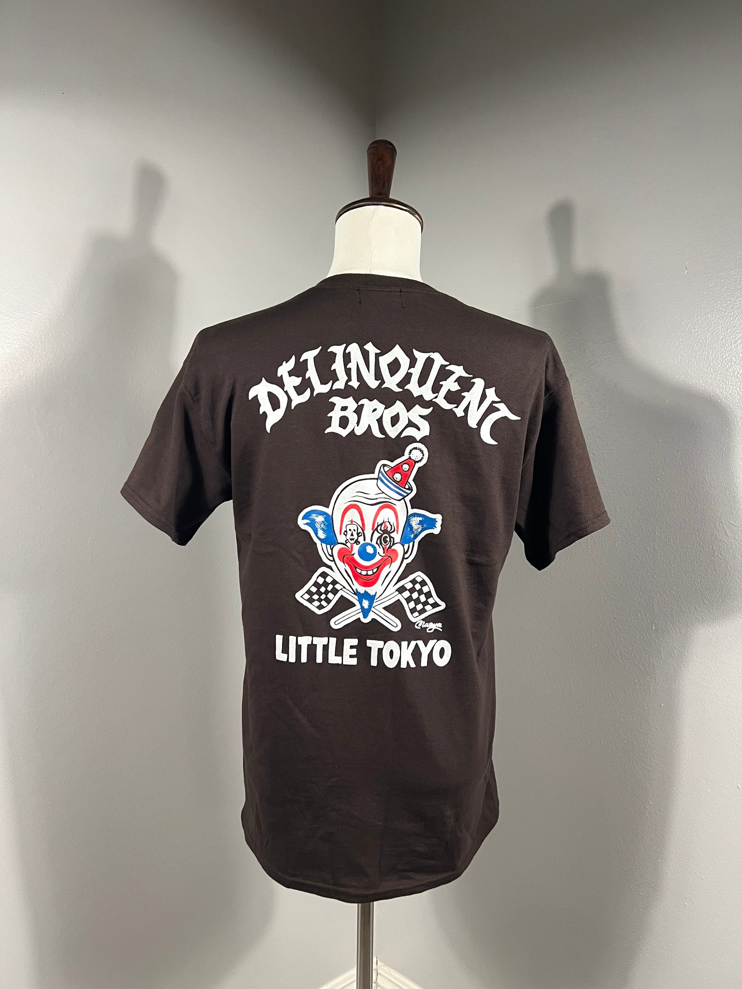 "Rodeo Clown" Tee in Brown