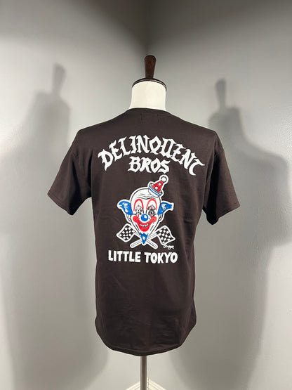 "Rodeo Clown" Tee in Brown