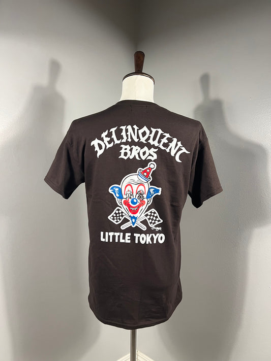 "Rodeo Clown" Tee in Brown