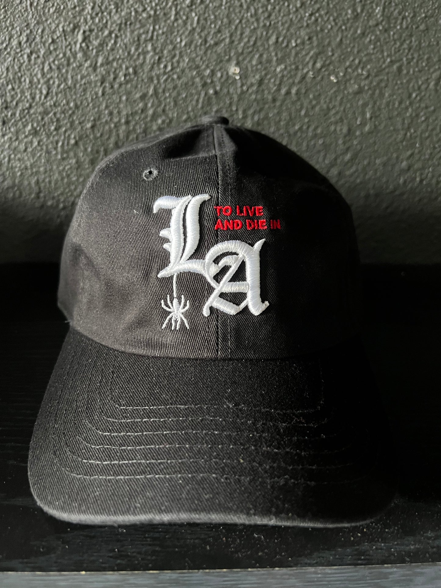 To live and Die in LA Dad Cap in Black
