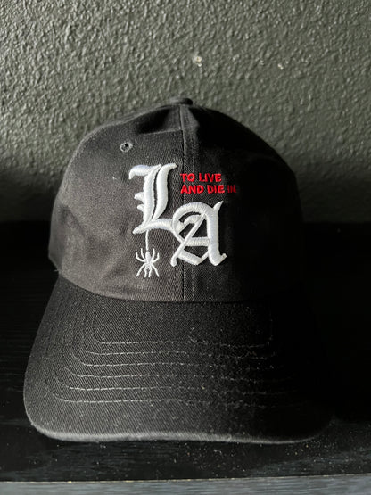To live and Die in LA Dad Cap in Black