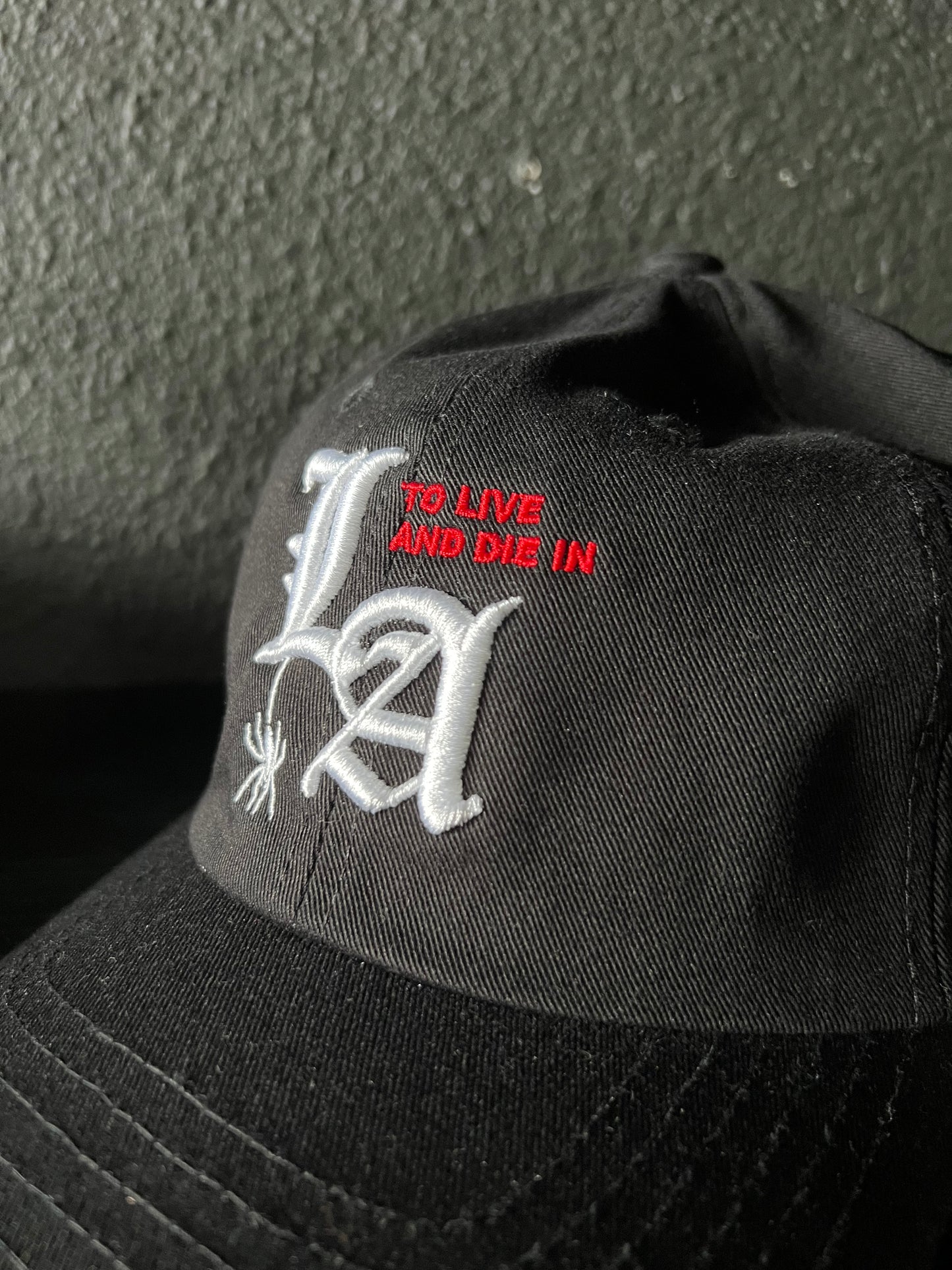 To live and Die in LA Dad Cap in Black