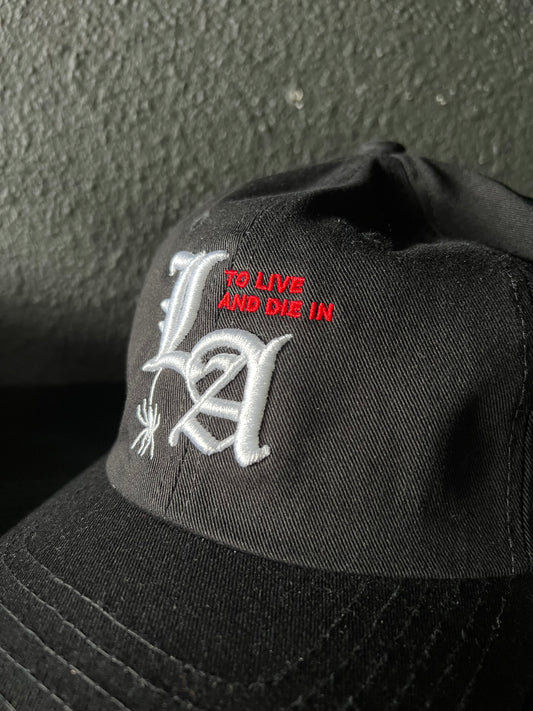 To live and Die in LA Dad Cap in Black