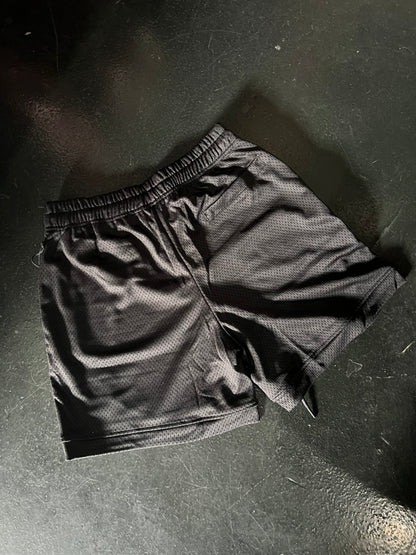 "To Live and Die in LA" Mesh Shorts in Black