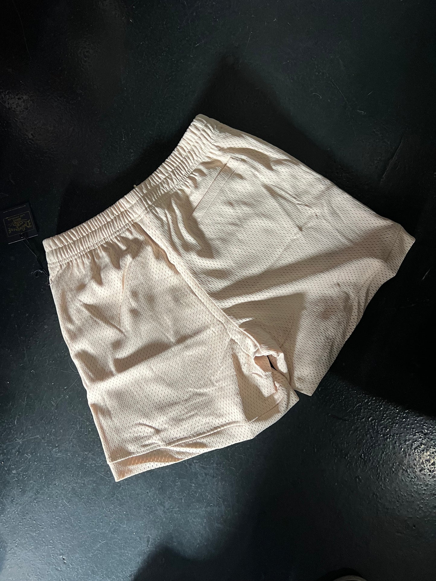 "To Live and Die in LA" Mesh Shorts in Tan
