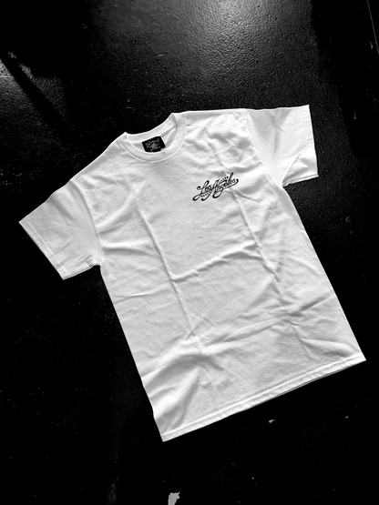 "Smoke & Ink" Tee in White