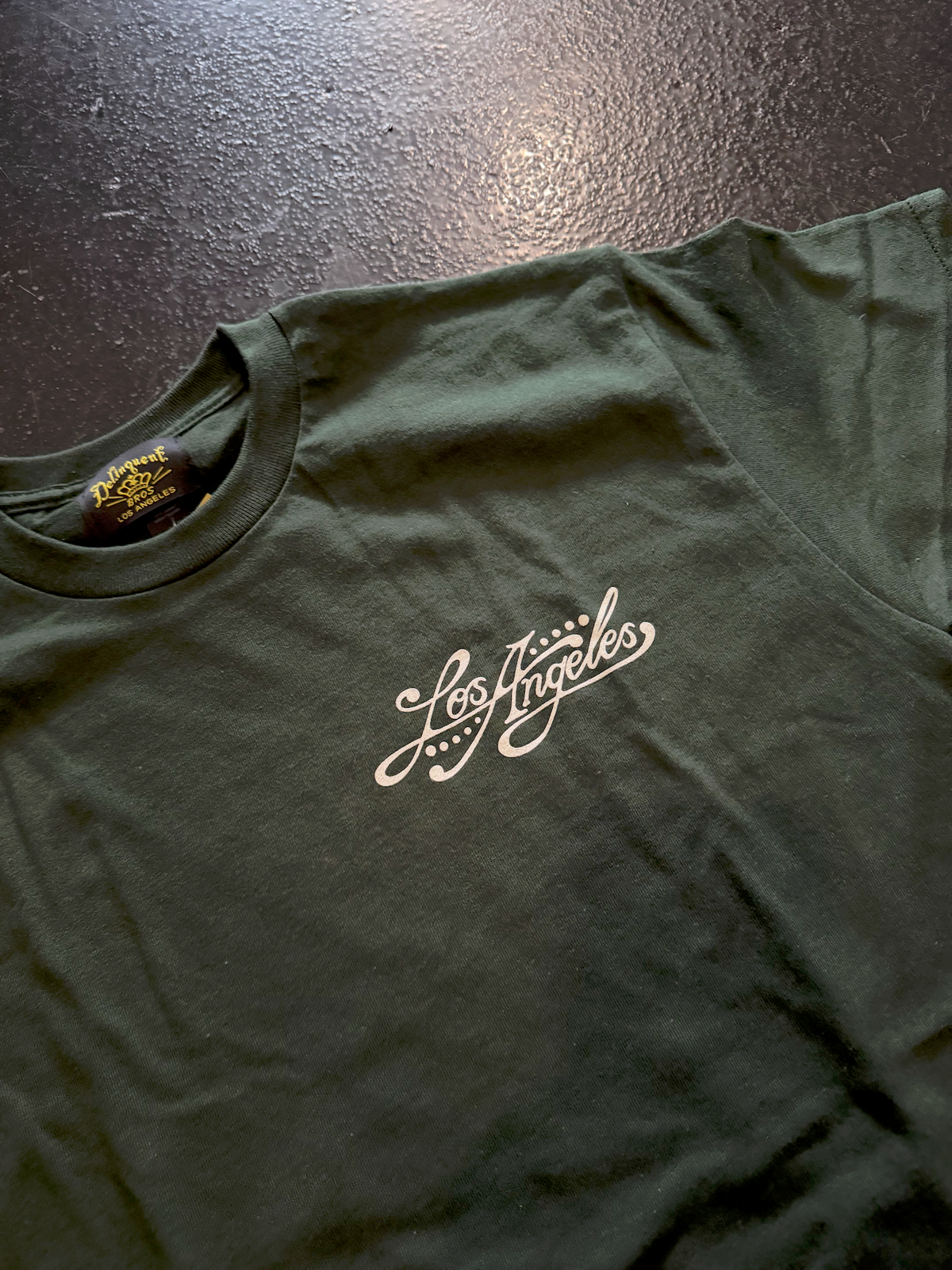 "Smoke & Ink" Tee in Forest Green