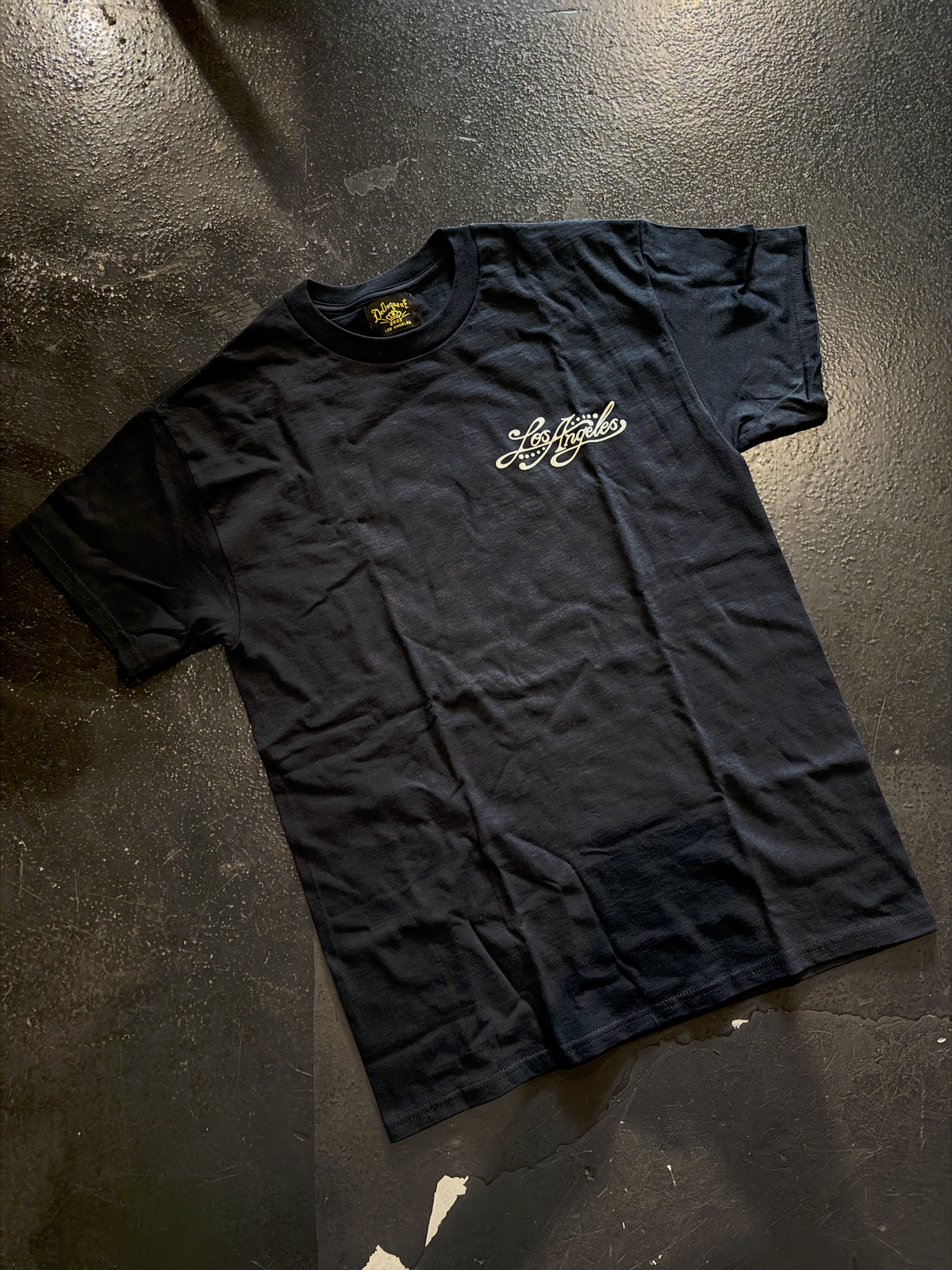 "Smoke & Ink" Tee in Black