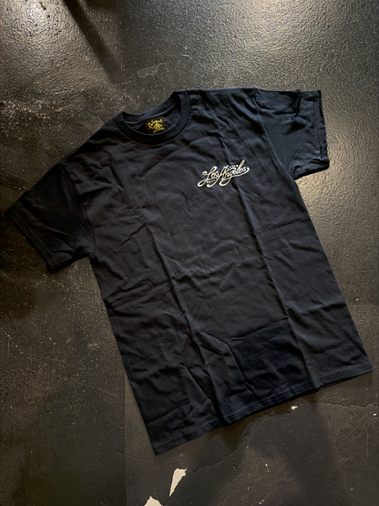 "Smoke & Ink" Tee in Black