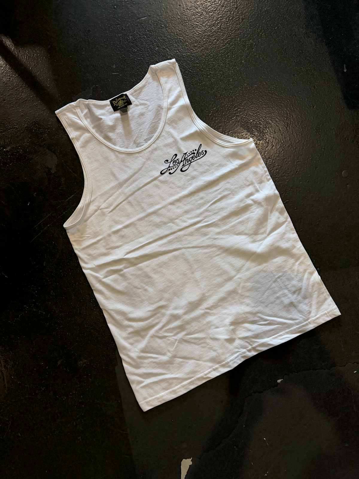 "Smoke & Ink" Tank in White