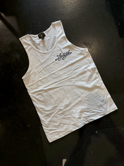 "Smoke & Ink" Tank in White