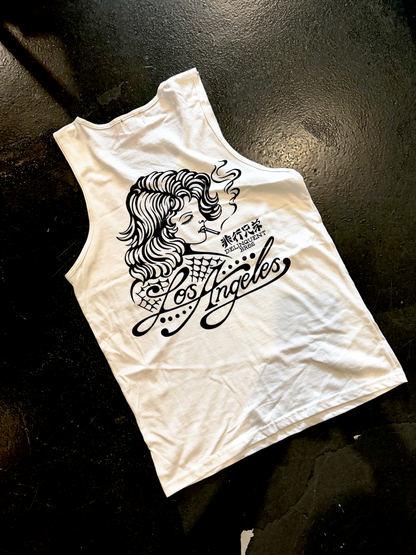 "Smoke & Ink" Tank in White