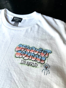 Delinquent Kustoms Tee in White